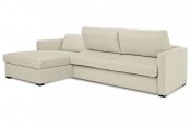 Rozkládací sedací souprava na každodenní spaní Steel béžová 003 - rozklad - Sofabed
