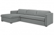 Rozkládací sedací souprava na každodenní spaní Steel šedá 002 - Sofabed