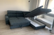 sedačka s rozkladom a úložným priestorom do 230 cm